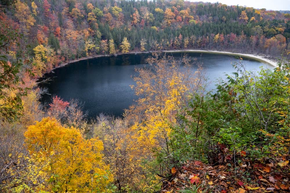 Clark Reservation State Park glacial lake NY