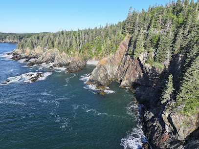 Cutler Bold Coast Trail remote untamed granite cliffs dropping into the sea