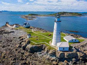 Boston Light National Historic Landmark on Little Brewster Island