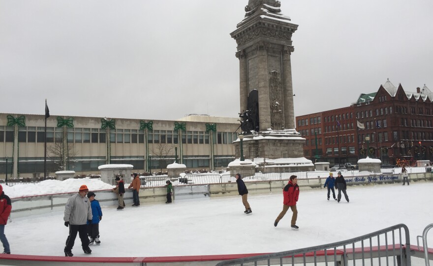 Clinton Square Ice Rink downtown Syracuse NY