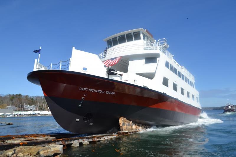 Maine State Ferry Service Vessel in Rockland