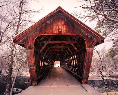 New England College Covered Bridge in Henniker