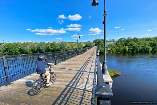 Manchester Rail Trail historic marble bed walking path