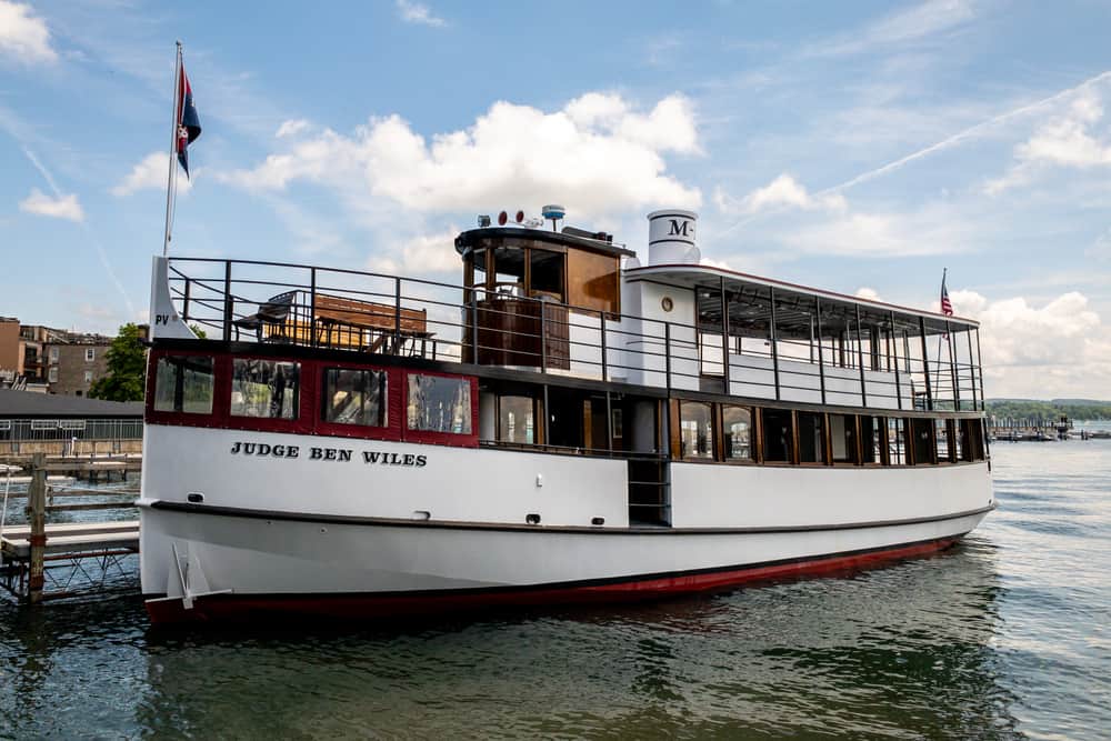 Mid-Lakes Navigation Cruise Boat on Skaneateles Lake