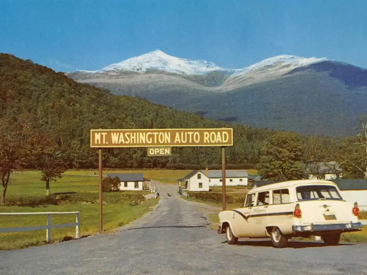 Mount Washington Auto Road Climbing Above the Treeline