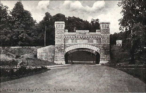 Oakwood Cemetery beautiful gardens, monuments, mausoleums Syracuse NY