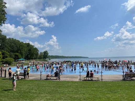 Seneca Lake State Park beach