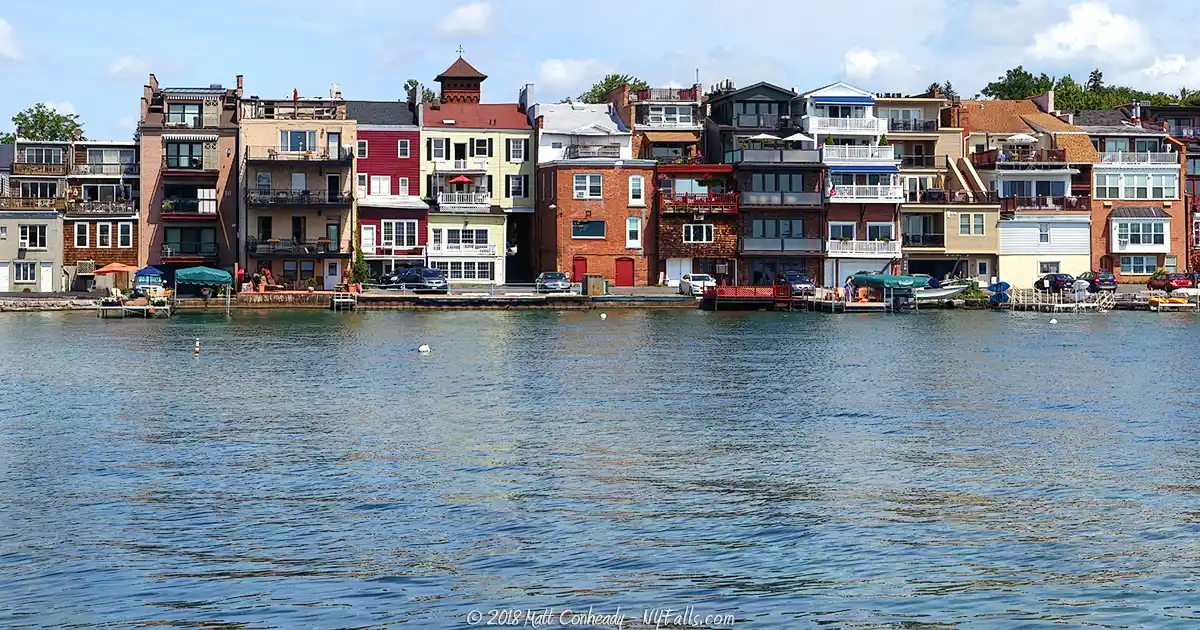 Skaneateles Lake waterfront in Central New York