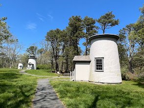 Three Sisters Lighthouses in Eastham Massachusetts