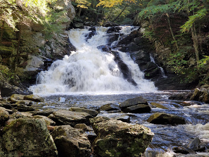 Wahconah Falls tiered mountain stream drops